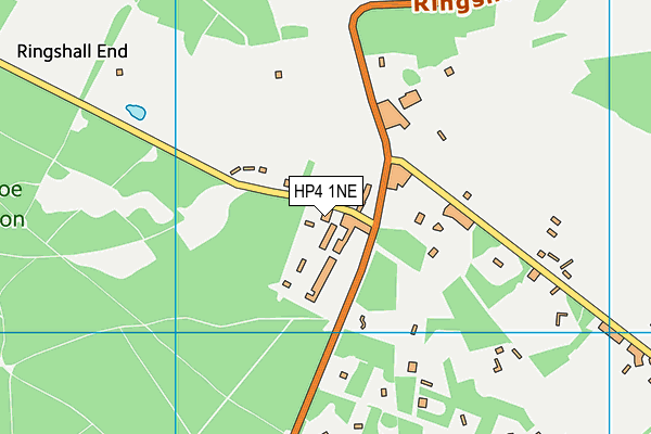 HP4 1NE map - OS VectorMap District (Ordnance Survey) HP4 1NE map - OS VectorMap District (Ordnance Survey)