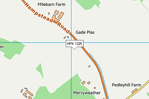 HP4 1QR map - OS VectorMap District (Ordnance Survey) HP4 1QR map - OS VectorMap District (Ordnance Survey)
