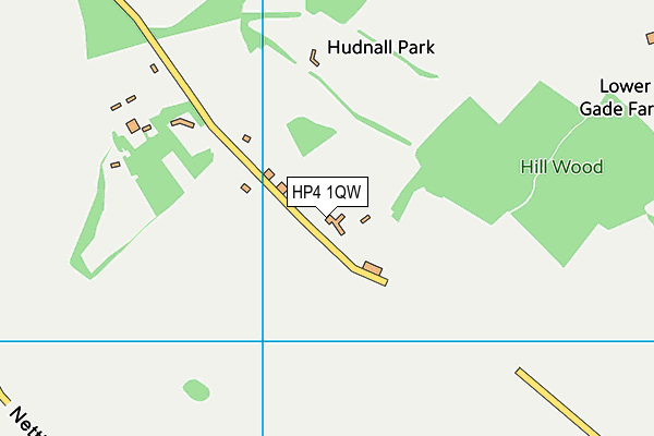 HP4 1QW map - OS VectorMap District (Ordnance Survey)