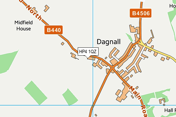 HP4 1QZ map - OS VectorMap District (Ordnance Survey)