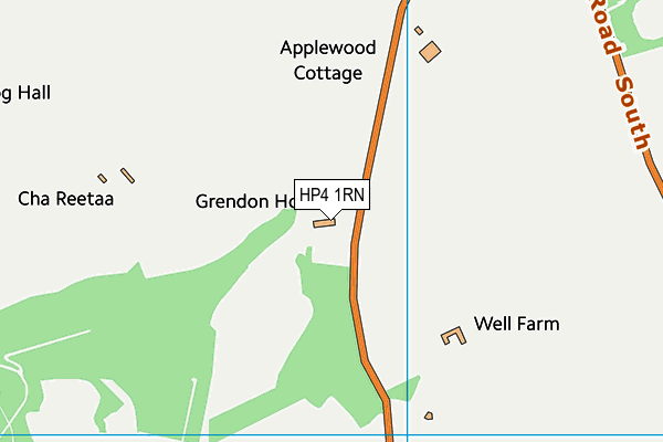 HP4 1RN map - OS VectorMap District (Ordnance Survey)
