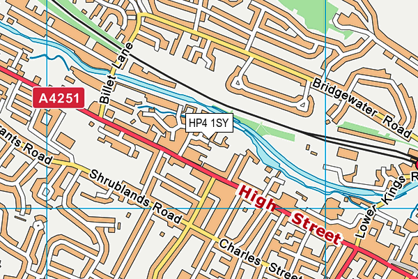 HP4 1SY map - OS VectorMap District (Ordnance Survey)