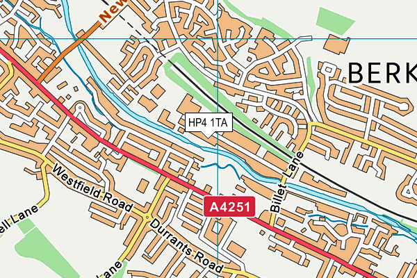 HP4 1TA map - OS VectorMap District (Ordnance Survey) HP4 1TA map - OS VectorMap District (Ordnance Survey)