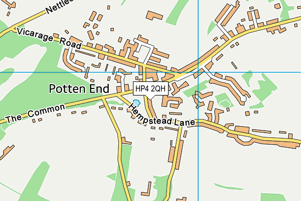 HP4 2QH map - OS VectorMap District (Ordnance Survey) HP4 2QH map - OS VectorMap District (Ordnance Survey)