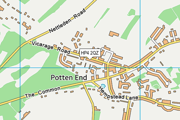 HP4 2QZ map - OS VectorMap District (Ordnance Survey) HP4 2QZ map - OS VectorMap District (Ordnance Survey)