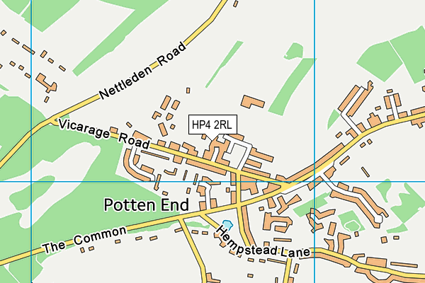 HP4 2RL map - OS VectorMap District (Ordnance Survey) HP4 2RL map - OS VectorMap District (Ordnance Survey)