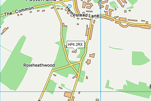 HP4 2RX map - OS VectorMap District (Ordnance Survey) HP4 2RX map - OS VectorMap District (Ordnance Survey)
