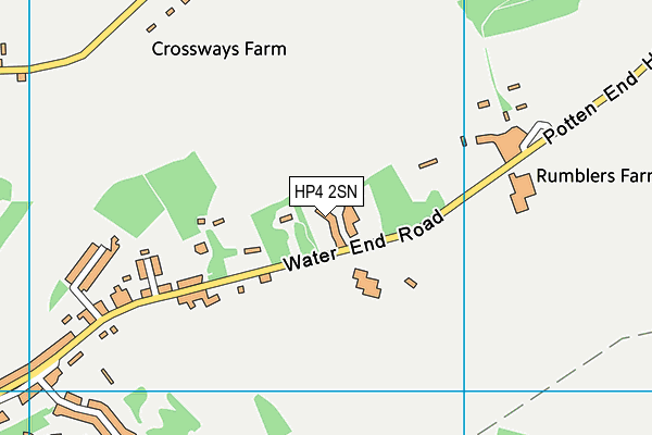 HP4 2SN map - OS VectorMap District (Ordnance Survey) HP4 2SN map - OS VectorMap District (Ordnance Survey)