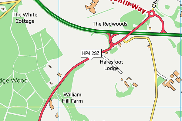 HP4 2SZ map - OS VectorMap District (Ordnance Survey) HP4 2SZ map - OS VectorMap District (Ordnance Survey)