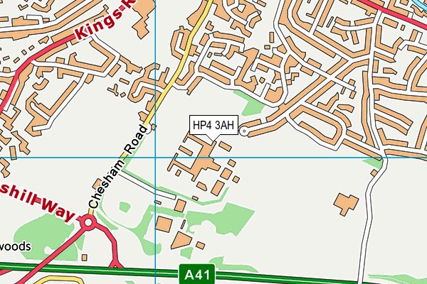 HP4 3AH map - OS VectorMap District (Ordnance Survey) HP4 3AH map - OS VectorMap District (Ordnance Survey)