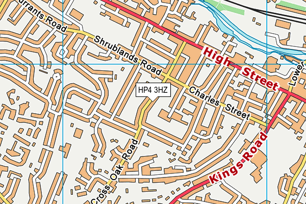 HP4 3HZ map - OS VectorMap District (Ordnance Survey) HP4 3HZ map - OS VectorMap District (Ordnance Survey)
