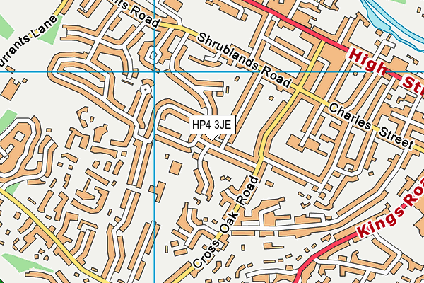 HP4 3JE map - OS VectorMap District (Ordnance Survey) HP4 3JE map - OS VectorMap District (Ordnance Survey)