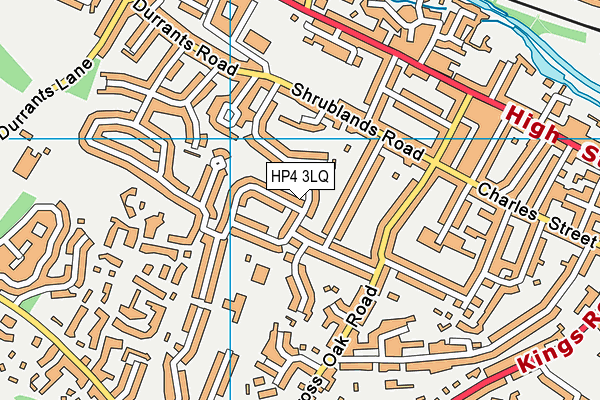 HP4 3LQ map - OS VectorMap District (Ordnance Survey) HP4 3LQ map - OS VectorMap District (Ordnance Survey)