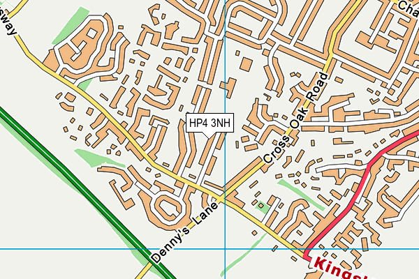 HP4 3NH map - OS VectorMap District (Ordnance Survey)