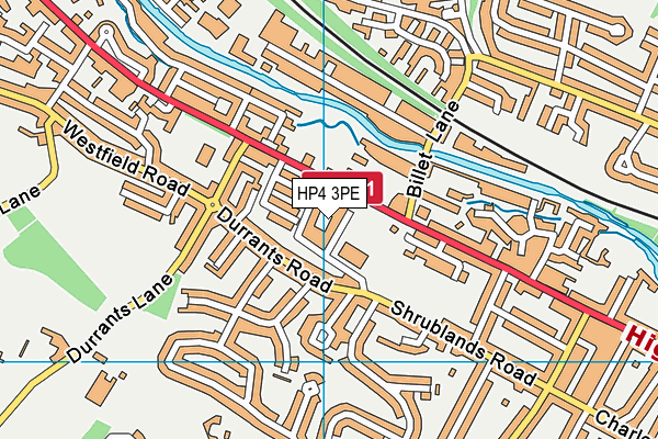 HP4 3PE map - OS VectorMap District (Ordnance Survey) HP4 3PE map - OS VectorMap District (Ordnance Survey)