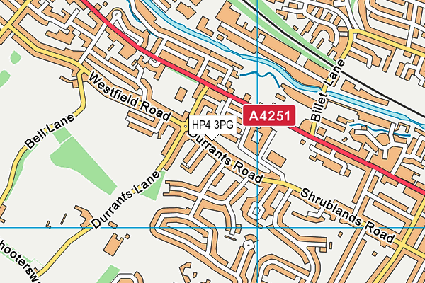 HP4 3PG map - OS VectorMap District (Ordnance Survey) HP4 3PG map - OS VectorMap District (Ordnance Survey)