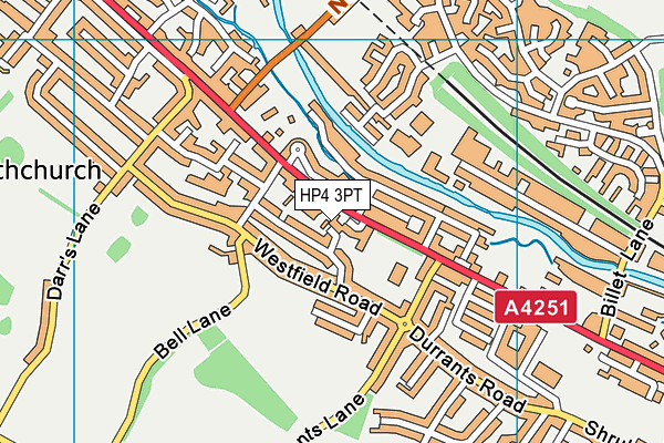 HP4 3PT map - OS VectorMap District (Ordnance Survey) HP4 3PT map - OS VectorMap District (Ordnance Survey)