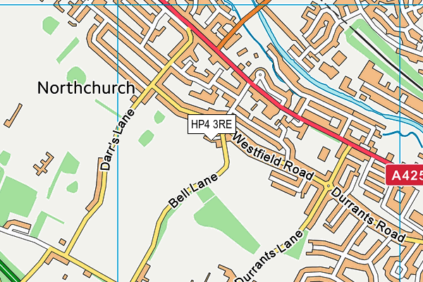 HP4 3RE map - OS VectorMap District (Ordnance Survey) HP4 3RE map - OS VectorMap District (Ordnance Survey)