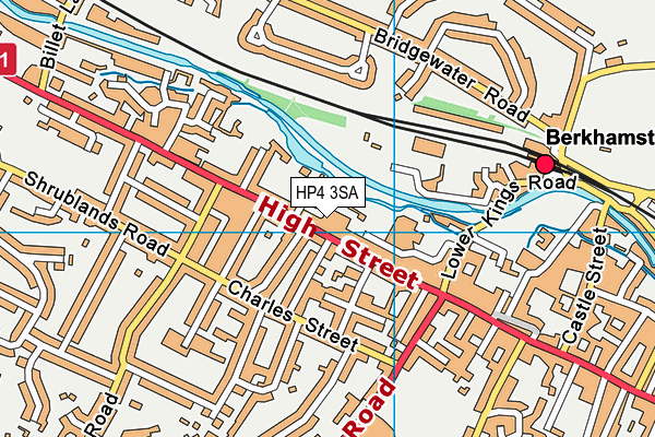 HP4 3SA map - OS VectorMap District (Ordnance Survey) HP4 3SA map - OS VectorMap District (Ordnance Survey)