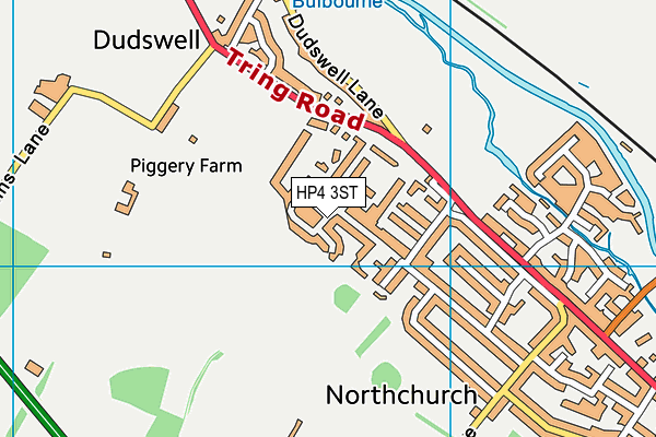 HP4 3ST map - OS VectorMap District (Ordnance Survey) HP4 3ST map - OS VectorMap District (Ordnance Survey)
