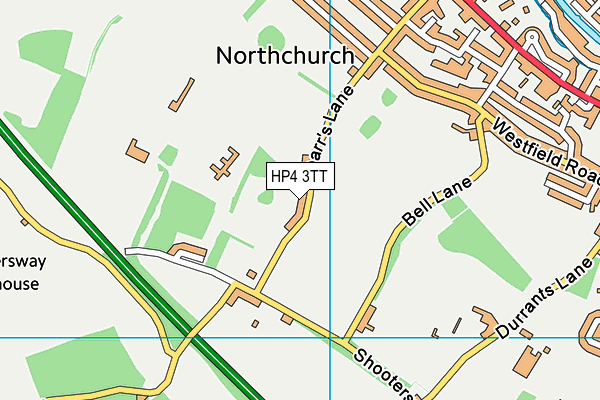 HP4 3TT map - OS VectorMap District (Ordnance Survey) HP4 3TT map - OS VectorMap District (Ordnance Survey)