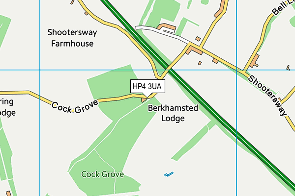 HP4 3UA map - OS VectorMap District (Ordnance Survey) HP4 3UA map - OS VectorMap District (Ordnance Survey)