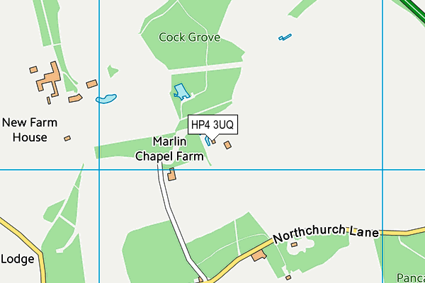 HP4 3UQ map - OS VectorMap District (Ordnance Survey)