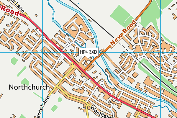 HP4 3XD map - OS VectorMap District (Ordnance Survey) HP4 3XD map - OS VectorMap District (Ordnance Survey)