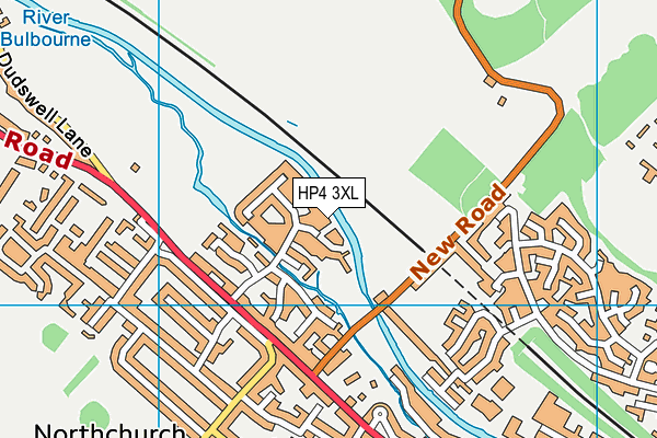 HP4 3XL map - OS VectorMap District (Ordnance Survey) HP4 3XL map - OS VectorMap District (Ordnance Survey)