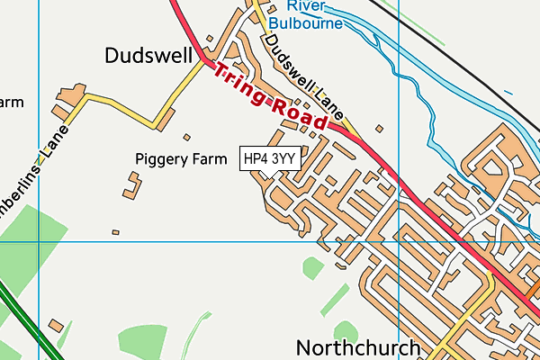 HP4 3YY map - OS VectorMap District (Ordnance Survey) HP4 3YY map - OS VectorMap District (Ordnance Survey)