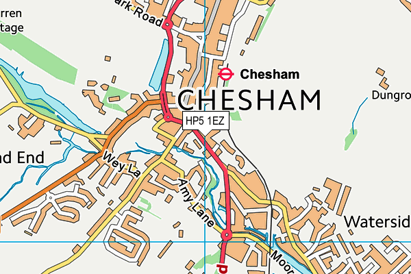 HP5 1EZ map - OS VectorMap District (Ordnance Survey) HP5 1EZ map - OS VectorMap District (Ordnance Survey)