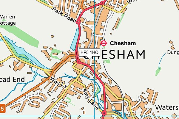 HP5 1HQ map - OS VectorMap District (Ordnance Survey) HP5 1HQ map - OS VectorMap District (Ordnance Survey)