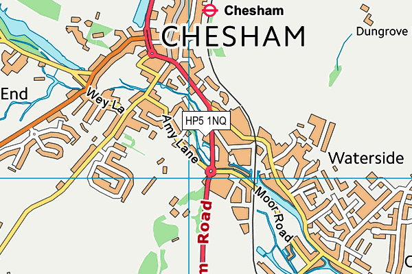 HP5 1NQ map - OS VectorMap District (Ordnance Survey) HP5 1NQ map - OS VectorMap District (Ordnance Survey)