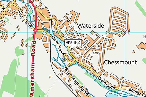 HP5 1NX map - OS VectorMap District (Ordnance Survey) HP5 1NX map - OS VectorMap District (Ordnance Survey)
