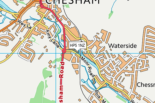 HP5 1NZ map - OS VectorMap District (Ordnance Survey) HP5 1NZ map - OS VectorMap District (Ordnance Survey)