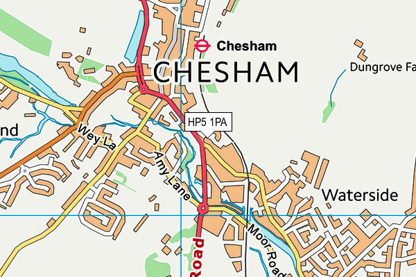 HP5 1PA map - OS VectorMap District (Ordnance Survey) HP5 1PA map - OS VectorMap District (Ordnance Survey)