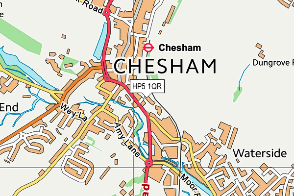 HP5 1QR map - OS VectorMap District (Ordnance Survey) HP5 1QR map - OS VectorMap District (Ordnance Survey)