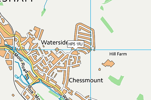 HP5 1RJ map - OS VectorMap District (Ordnance Survey)