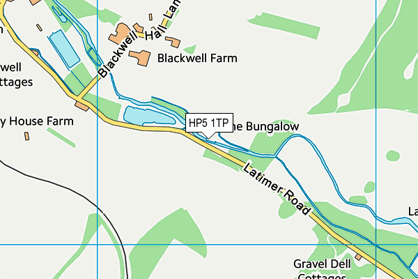 HP5 1TP map - OS VectorMap District (Ordnance Survey) HP5 1TP map - OS VectorMap District (Ordnance Survey)