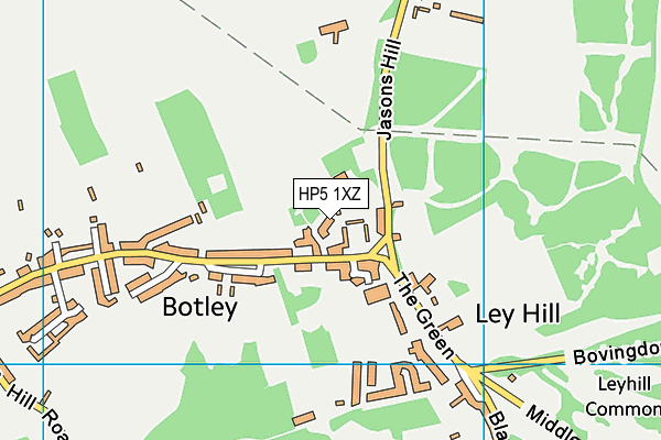 HP5 1XZ map - OS VectorMap District (Ordnance Survey) HP5 1XZ map - OS VectorMap District (Ordnance Survey)