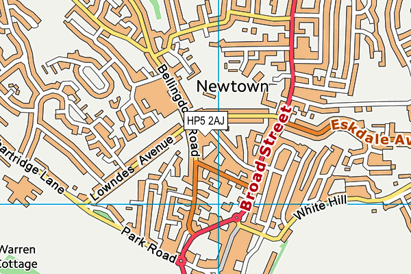 HP5 2AJ map - OS VectorMap District (Ordnance Survey) HP5 2AJ map - OS VectorMap District (Ordnance Survey)