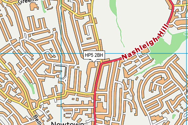 HP5 2BH map - OS VectorMap District (Ordnance Survey) HP5 2BH map - OS VectorMap District (Ordnance Survey)