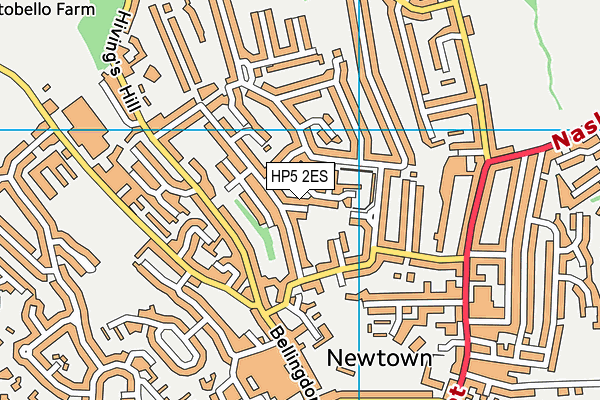 HP5 2ES map - OS VectorMap District (Ordnance Survey) HP5 2ES map - OS VectorMap District (Ordnance Survey)