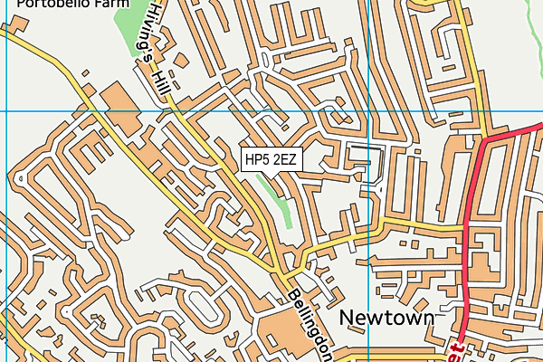 HP5 2EZ map - OS VectorMap District (Ordnance Survey) HP5 2EZ map - OS VectorMap District (Ordnance Survey)