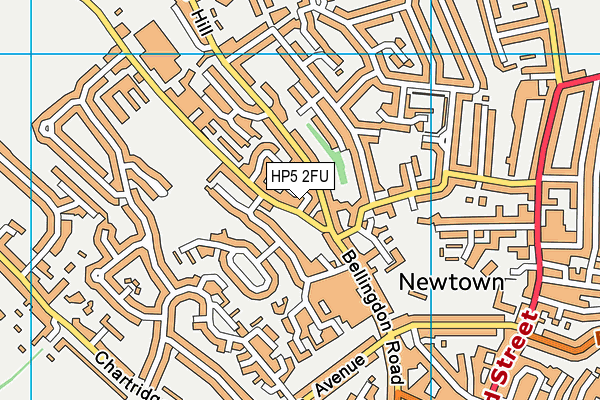 HP5 2FU map - OS VectorMap District (Ordnance Survey) HP5 2FU map - OS VectorMap District (Ordnance Survey)