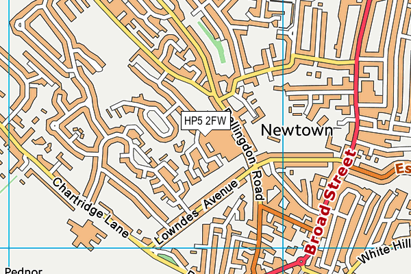 HP5 2FW map - OS VectorMap District (Ordnance Survey) HP5 2FW map - OS VectorMap District (Ordnance Survey)