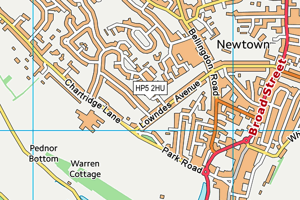 HP5 2HU map - OS VectorMap District (Ordnance Survey) HP5 2HU map - OS VectorMap District (Ordnance Survey)