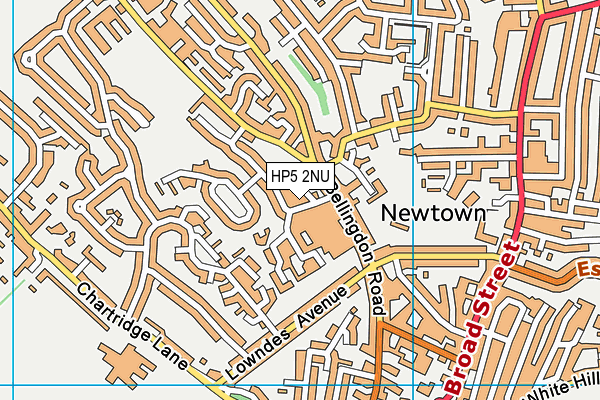 HP5 2NU map - OS VectorMap District (Ordnance Survey) HP5 2NU map - OS VectorMap District (Ordnance Survey)