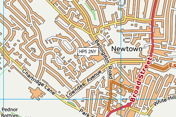 HP5 2NY map - OS VectorMap District (Ordnance Survey) HP5 2NY map - OS VectorMap District (Ordnance Survey)