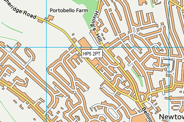 HP5 2PT map - OS VectorMap District (Ordnance Survey) HP5 2PT map - OS VectorMap District (Ordnance Survey)
